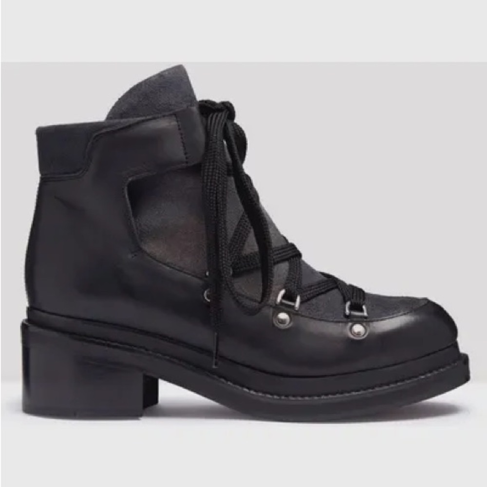 Miista Kristanna Black Boots size 38 or 7.5